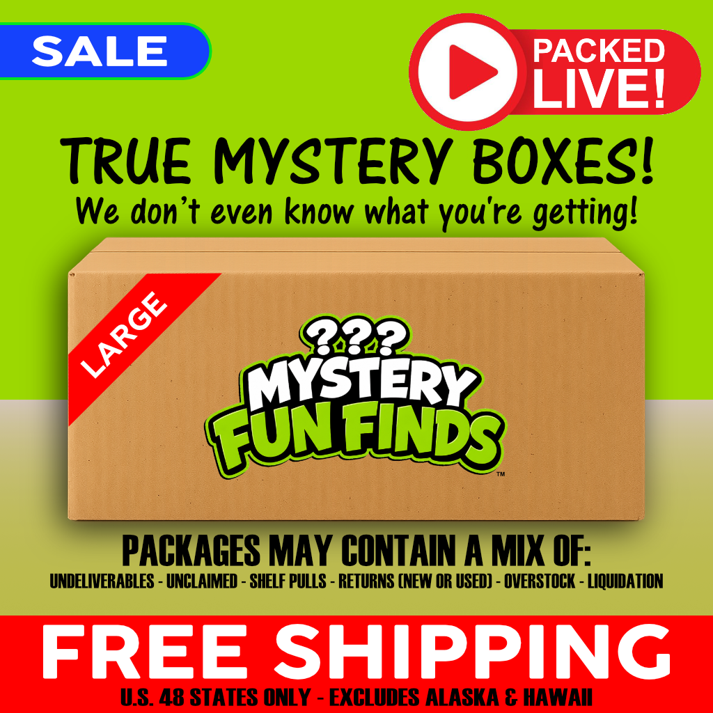 LIVE-PACKED Mystery Fun Finds Box - LARGE