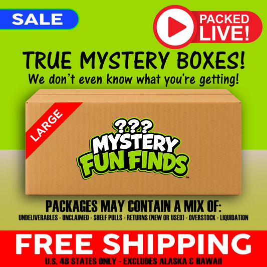 LIVE-PACKED Mystery Fun Finds Box - LARGE