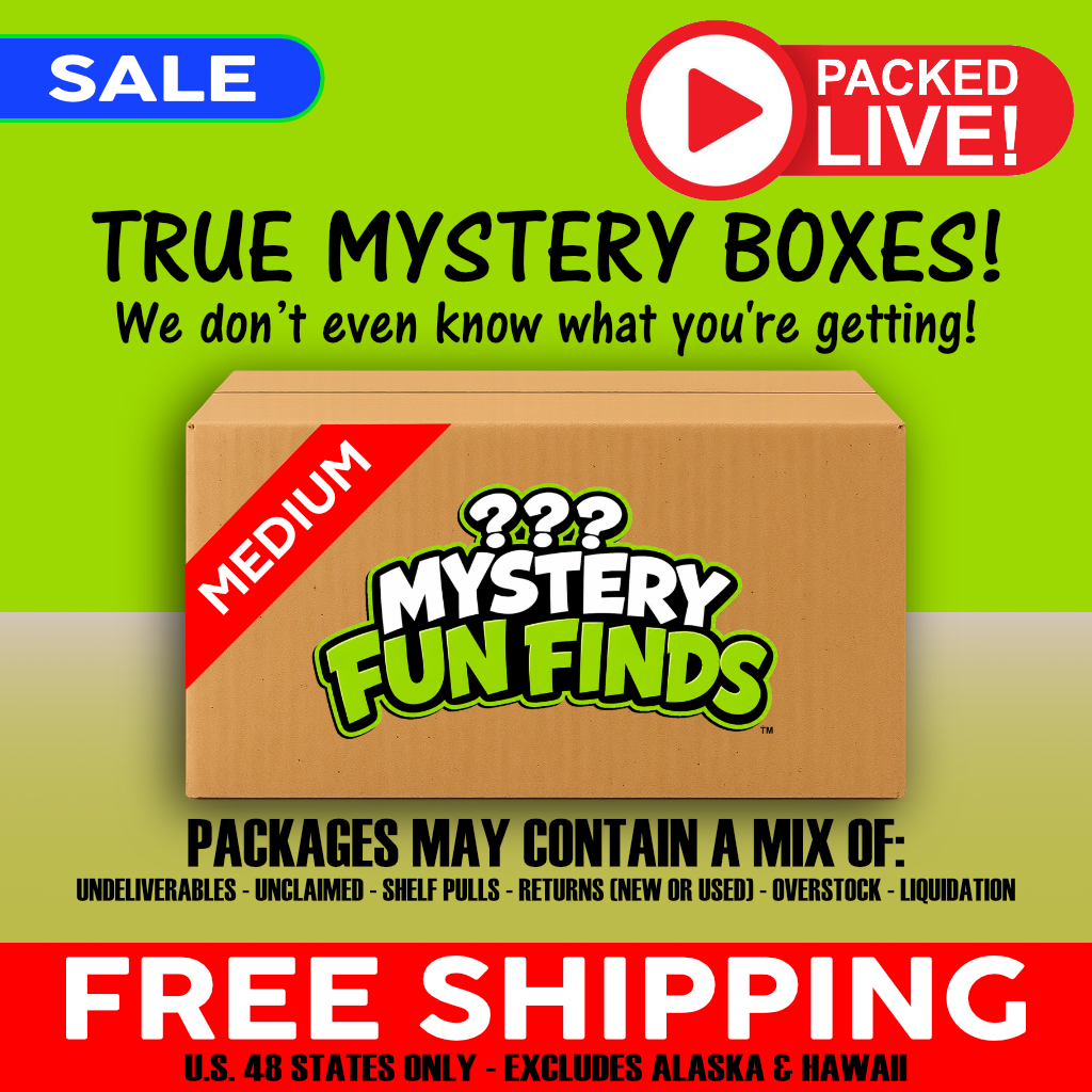 LIVE-PACKED Mystery Fun Finds Box - MEDIUM