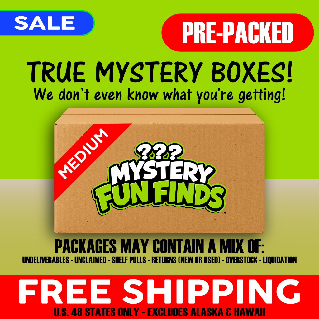 PRE-PACKED Mystery Fun Finds Box - MEDIUM