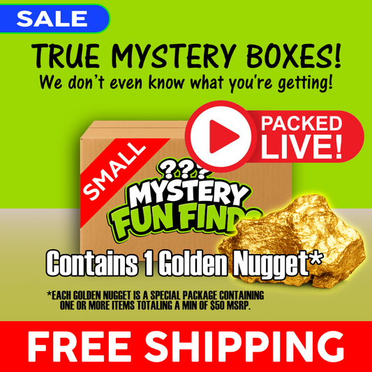LIVE-PACKED Mystery Fun Finds Box - SMALL